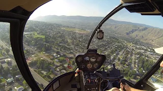 Narrated Helicopter Flight with Takeoff and Landing