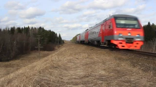 Опаздывающий ДТ1-008 Луга — Псков.