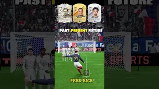 France players Evolution in FC 24 #football #mbappe #shorts