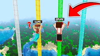 NIE WYBIERZ ZŁEJ SEKRETNEJ DRABINY W MINECRAFT?! GPLAY & LUMI