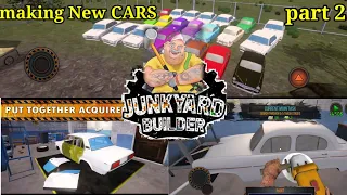 😎😎MAKING NEW LAXREY CAR In JUNKYARD builder simulator full gameplay