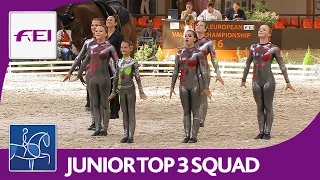 Top 3 Squad (Junior) | European Championships Vaulting 2016 | Le Mans