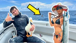 Spearfishing Competition Versus Instagram Model | TooTurntTony