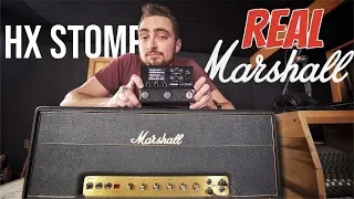 HX Stomp vs. VINTAGE Marshall | Can You Hear The Difference?