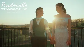 EPIC SUNSETS WITH AN ANAMORPHIC LENS | Brandy and Nikki Wedding | Sunset Room at the Vista