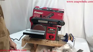 Harbor Freight Bauer 4 in. x 36 in. Belt and 6 in. Disc Sander