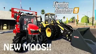 NEW MODS in Farming Simulator 2019 | WE'VE GOT A FINE ASS WHEELLOADER TODAY | PS4 | Xbox One