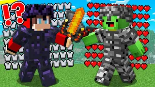 OBSIDIAN Armor JJ vs BEDROCK Armor Mikey - in Minecraft Challenge (Maizen Mizen Mazien)