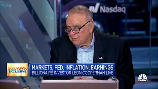 Billionaire investor Leon Cooperman: Interest rates aren't too high