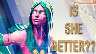 VIV VISION BUFF!! is she any better? rank 5 viv vision gameplay! (MCOC)