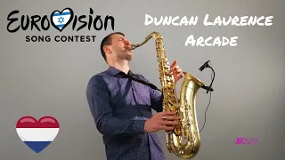 Duncan Laurence - Arcade - Eurovision 2019 Winner - The Netherlands [Saxophone Cover by JK Sax]