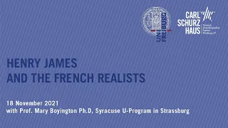 Henry James and the French Realists