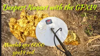 Deep Gold with the GPX 6000 and the 14 inch coil the gpx 14