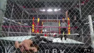 Dean Ambrose vs Seth Rollins Highlights HD   Hell In a Cell 2014