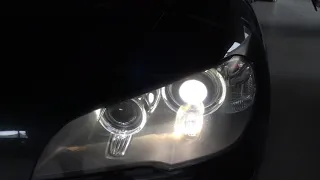 BMW X5 e70 замена линз bi-led