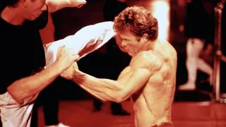 Jeff Wincott fight scenes (1) "Martial Outlaw"  karate, Kali, eskrima martial arts archive