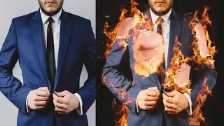 burning man fire effect | photoshop tutorial cs6/cc
