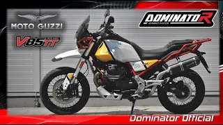 Moto Guzzi V85 TT | Dominator Exhaust Sound | DYNO Test