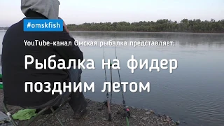 Ловля леща на фидер поздним летом. Рыбалка на Иртыше. Прикормка FEEDERBAIT и VABIK на реке #OmskFish