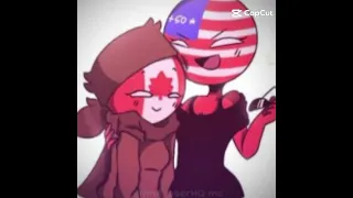 #countryhumans // Canada x America