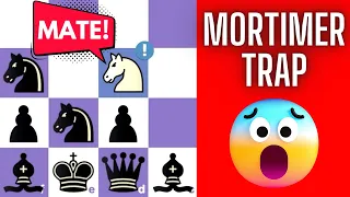 MORTIMER TRAP in Ruy Lopez Berlin Defense Opening | Chess Tricks and Traps for White e4 | Beginners
