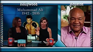 George Foreman says Muhammad Ali did offer him a second title shot.