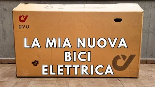 E' arrivata la mia nuova BICI elettrica di DYU (e-bike unboxing)