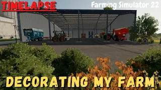 Decorating My Farm Timelapse | Elm Creek Farming Simulator 22 Gameplay FS22 Ep. 30