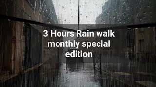 Walking in Haevy Rain 3Hours Rain Walk Edition |June 2022|Bordeaux| ASMR Rain sounds for sleeping