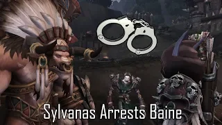 Sylvanas Arrests Baine 8.1.5 (Horde War Campaign Cinematic)