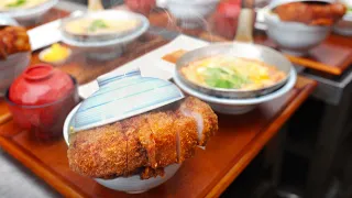 カツ丼 Katsudon - Japanese Street Food Pork Cutlet - とんかつ 大阪 活旬 大枡