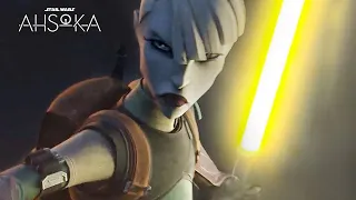 Ahsoka Season 2 Asajj Ventress Breakdown and Bad Batch Season 3 Trailer Star Wars Easter Eggs