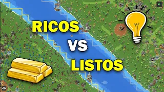 Isla de Ricos vs Isla de Listos - WorldBox