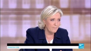 Marine Le Pen: "France will be led by a woman, either me or Angela Merkel!"