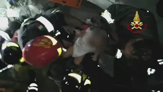 7-month-old baby rescued from rubble of earthquake