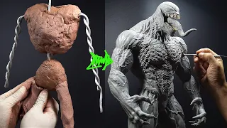 How to Make Venom Sculpture - Part 2