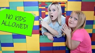 PARENTS ONLY Giant LEGO FORT! No Kids Allowed