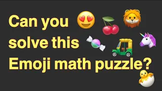 Can you solve this Emoji math puzzles || 6 puzzles in one video || Easy and medium level