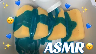 ✨ ASMR Fall Asleep with Sponge Squeezing! ✨ stress relief/ sleep aid