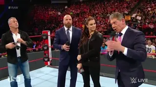 TRIPLE H AND VINCE MCMAHON RETURNS FULL SEGMENT WWE RAW 17 DEC 2018