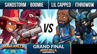 Sandstorm & Boomie vs Lil Capped & Ithrowow - Grand Final - Brawlhalla World Championship 2019 2v2