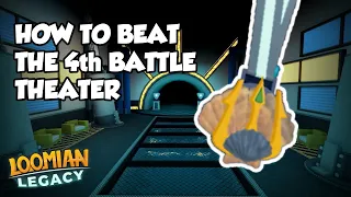 How To Beat The 4th Battle Theatre In Loomian Legacy! (ALL PUZZLES AND MORE!)