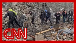 See the destruction left after massive Russian missile attack on Ukraine