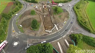 A38 Whitminster Roundabout - From Start to finish