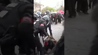 Violence Erupts as French Police Clash with Pension Reform Protestors on the Streets of Paris