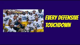 Every Michigan Defensive Touchdown of the Decade