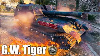 Рэдли Уолтерс на немецкой АРТЕ 9 уровня 💩 World of Tanks G.W. Tiger лучший бой