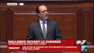 François Hollande : "Ce sont des Français qui ont tué vendredi d'autres Français"