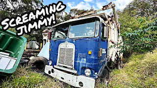 WILL IT START? SCREAMING Jimmy 6x6 2 Stroke Detroit Diesel Garbage Truck