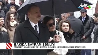 Prezident və birinci xanım Novruz şənliyində